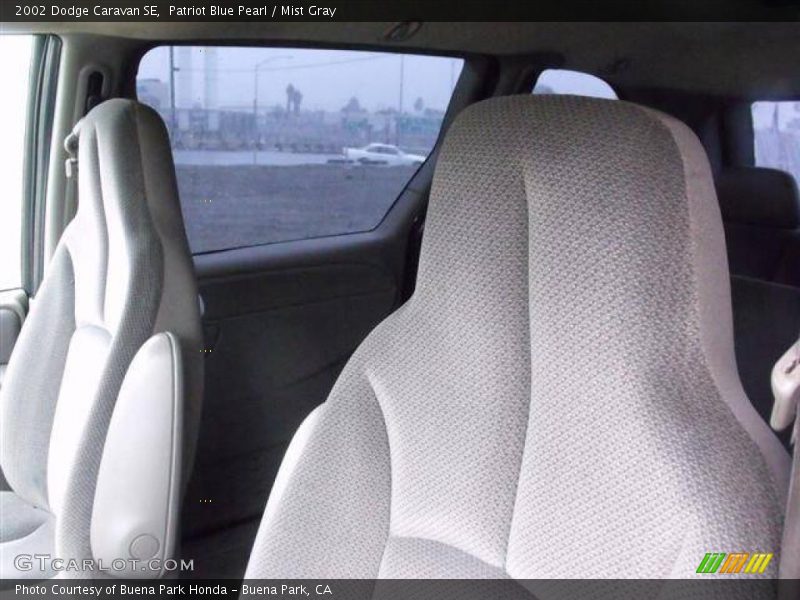 Patriot Blue Pearl / Mist Gray 2002 Dodge Caravan SE