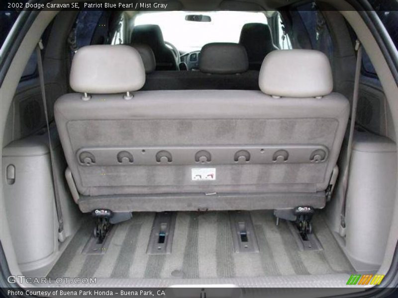 Patriot Blue Pearl / Mist Gray 2002 Dodge Caravan SE
