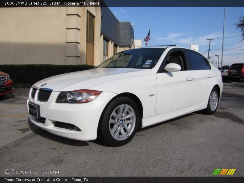 Alpine White / Beige 2006 BMW 3 Series 325i Sedan