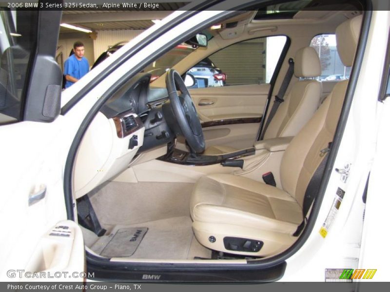 Alpine White / Beige 2006 BMW 3 Series 325i Sedan