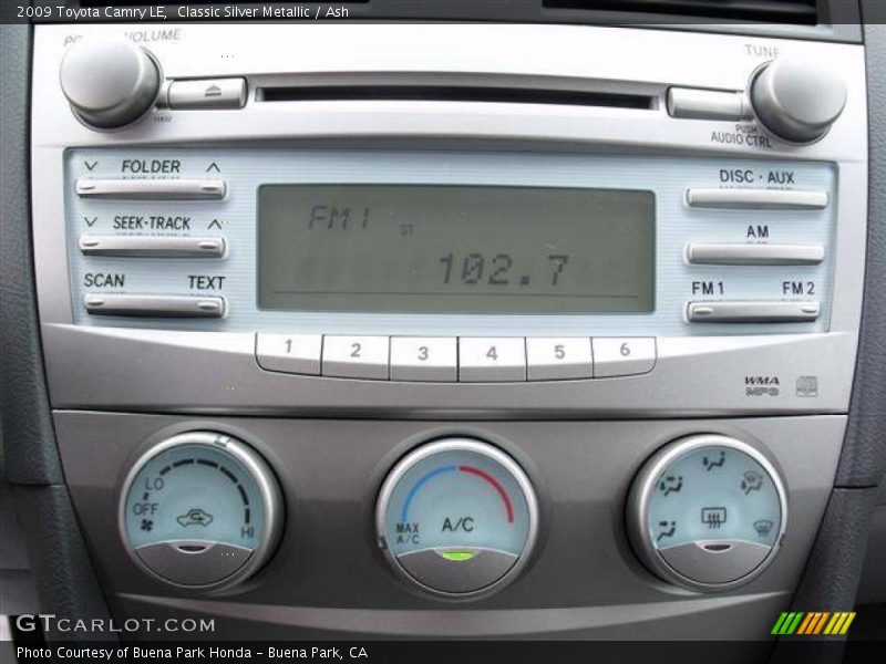 Classic Silver Metallic / Ash 2009 Toyota Camry LE