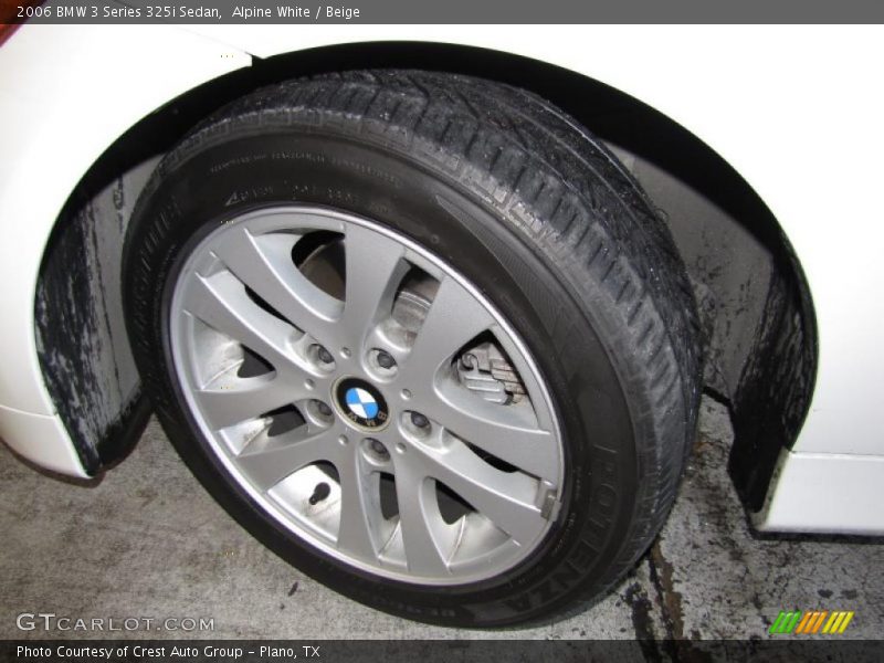 Alpine White / Beige 2006 BMW 3 Series 325i Sedan