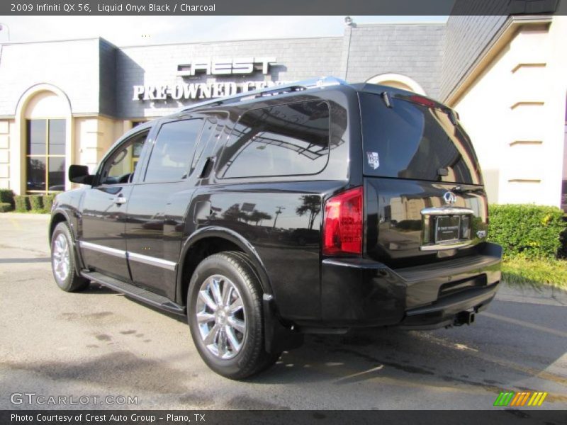 Liquid Onyx Black / Charcoal 2009 Infiniti QX 56