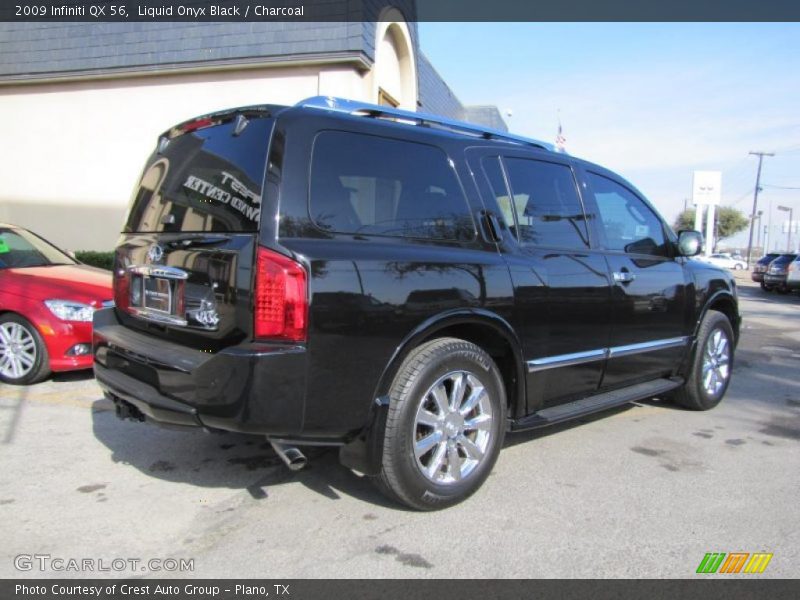 Liquid Onyx Black / Charcoal 2009 Infiniti QX 56