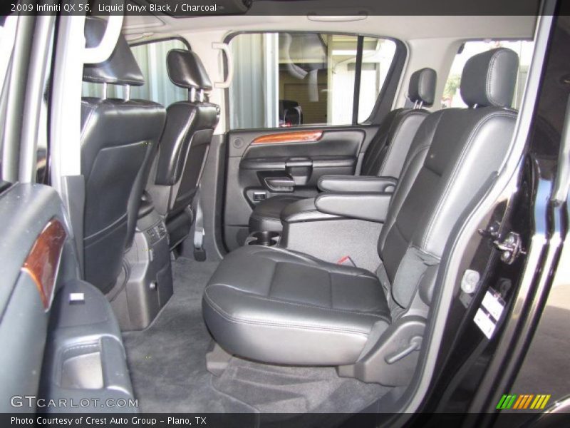 Liquid Onyx Black / Charcoal 2009 Infiniti QX 56