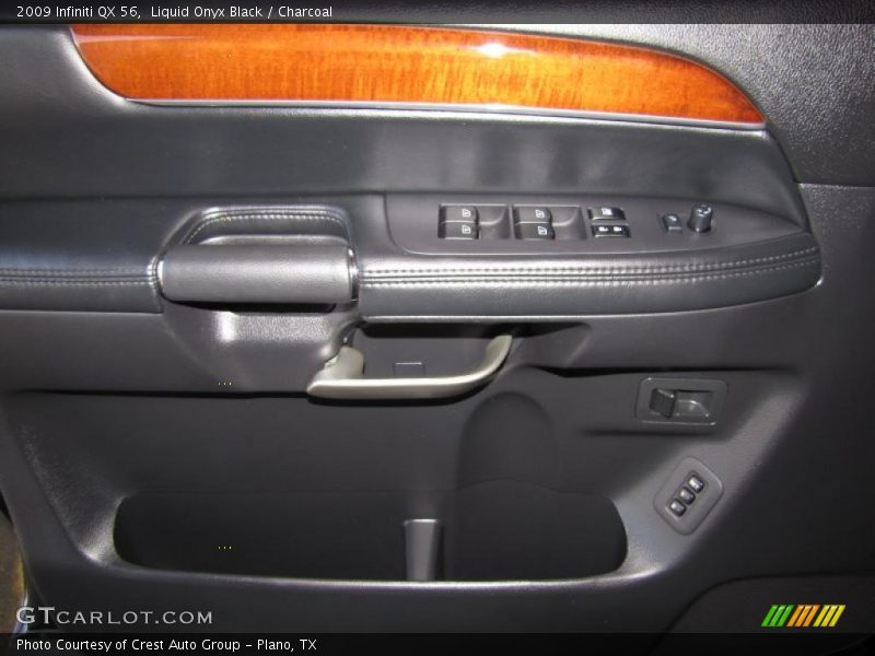 Liquid Onyx Black / Charcoal 2009 Infiniti QX 56