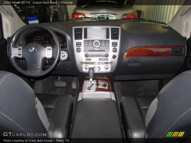 Liquid Onyx Black / Charcoal 2009 Infiniti QX 56