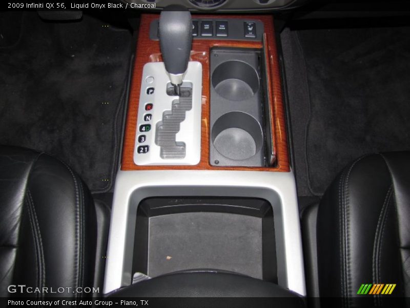 Liquid Onyx Black / Charcoal 2009 Infiniti QX 56