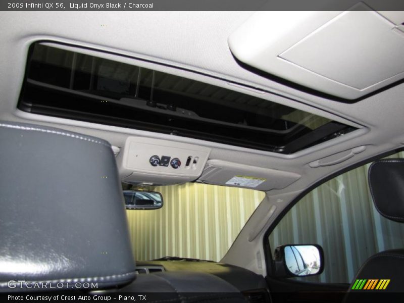 Liquid Onyx Black / Charcoal 2009 Infiniti QX 56