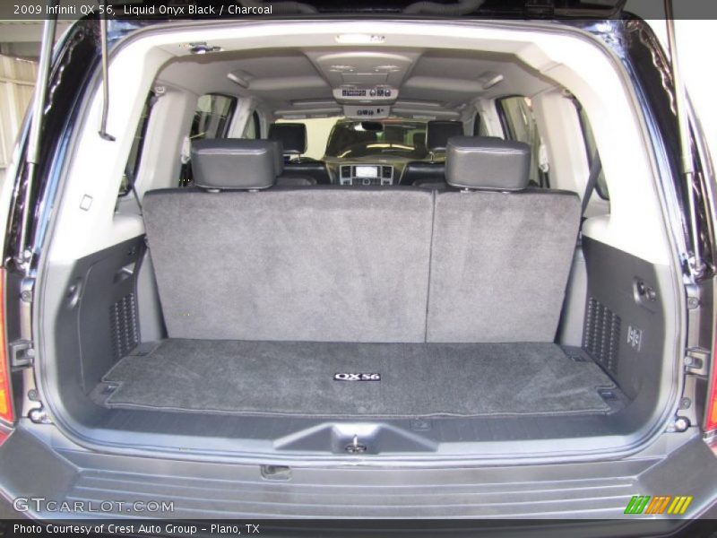 Liquid Onyx Black / Charcoal 2009 Infiniti QX 56