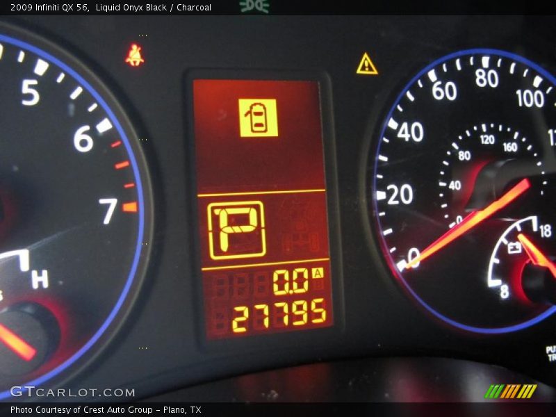 Liquid Onyx Black / Charcoal 2009 Infiniti QX 56