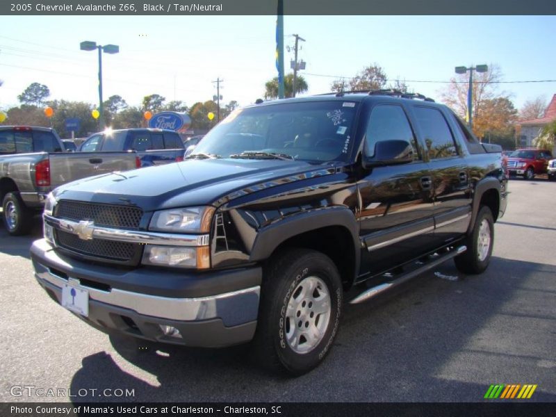 Black / Tan/Neutral 2005 Chevrolet Avalanche Z66