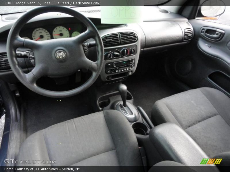 Steel Blue Pearl / Dark Slate Gray 2002 Dodge Neon ES