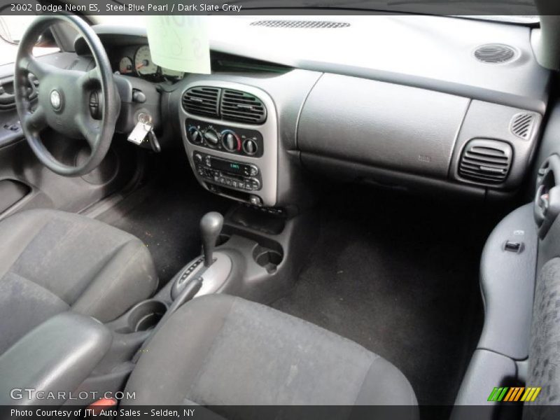 Steel Blue Pearl / Dark Slate Gray 2002 Dodge Neon ES