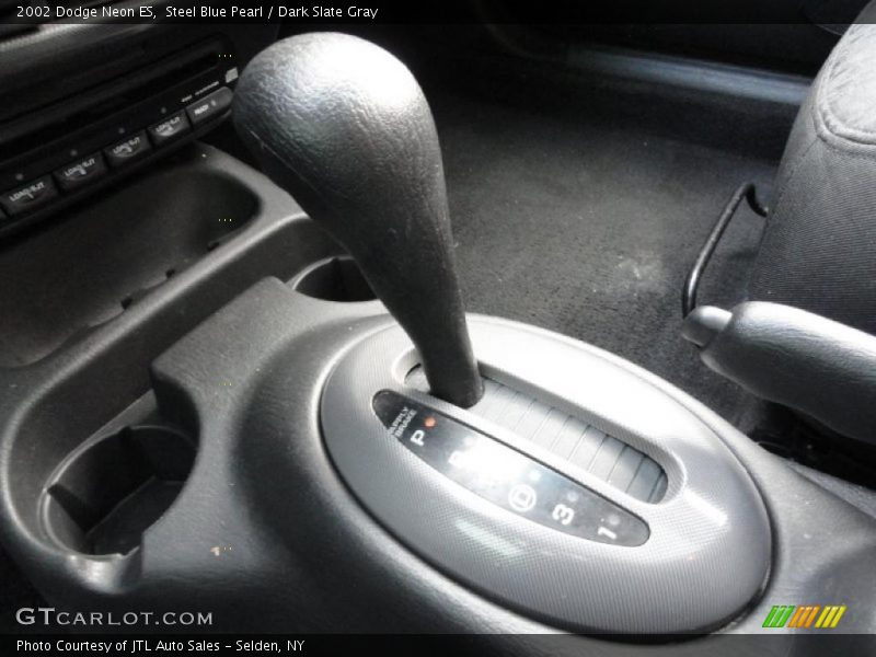 Steel Blue Pearl / Dark Slate Gray 2002 Dodge Neon ES