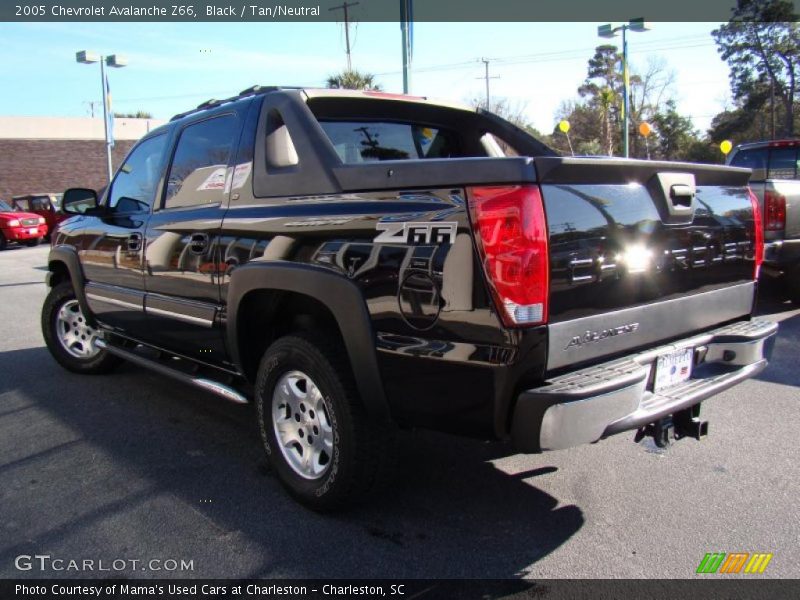 Black / Tan/Neutral 2005 Chevrolet Avalanche Z66