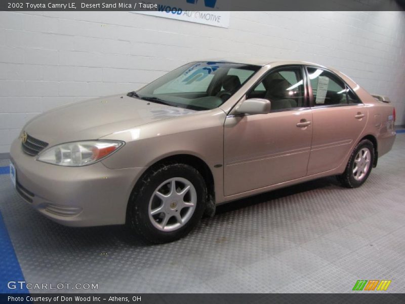 Desert Sand Mica / Taupe 2002 Toyota Camry LE