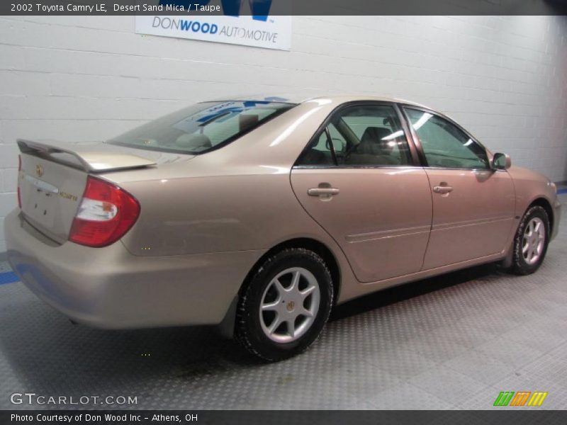 Desert Sand Mica / Taupe 2002 Toyota Camry LE