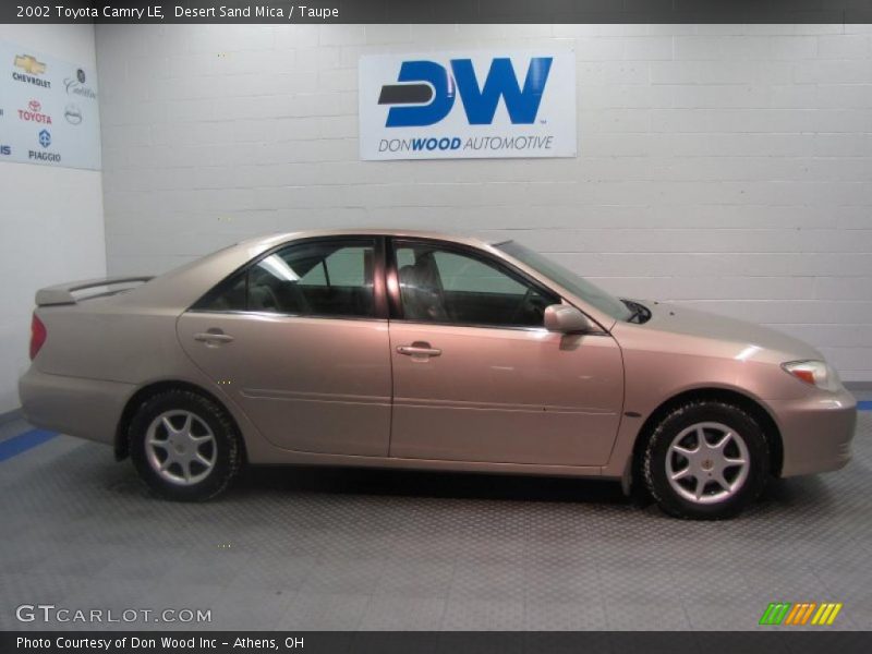 Desert Sand Mica / Taupe 2002 Toyota Camry LE