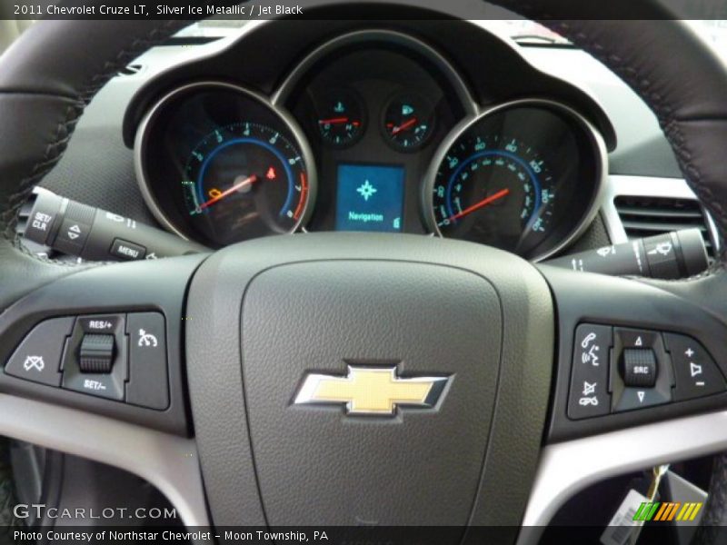 Silver Ice Metallic / Jet Black 2011 Chevrolet Cruze LT