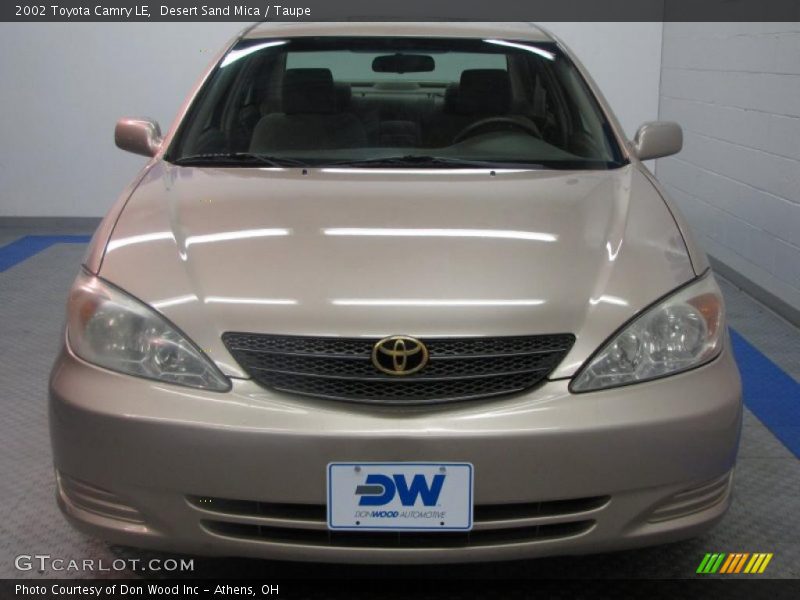 Desert Sand Mica / Taupe 2002 Toyota Camry LE