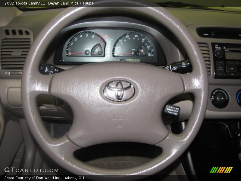 Desert Sand Mica / Taupe 2002 Toyota Camry LE