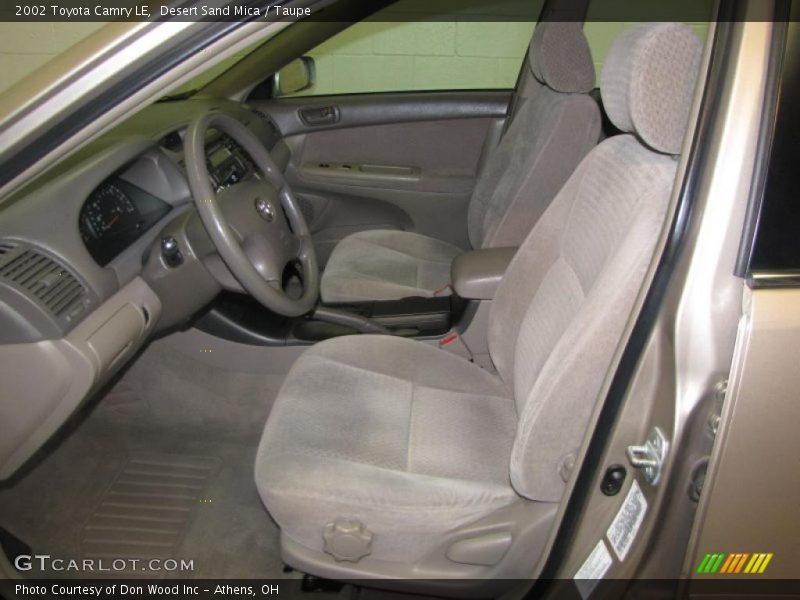 Desert Sand Mica / Taupe 2002 Toyota Camry LE