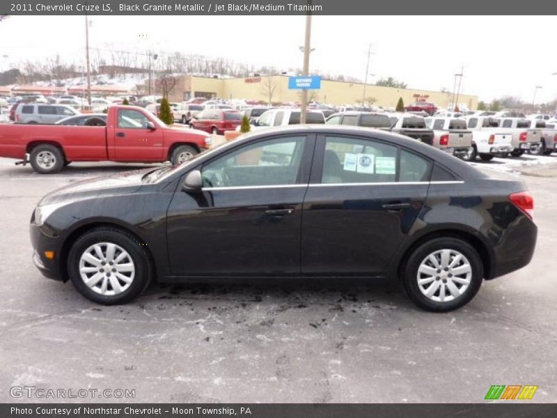 Black Granite Metallic / Jet Black/Medium Titanium 2011 Chevrolet Cruze LS
