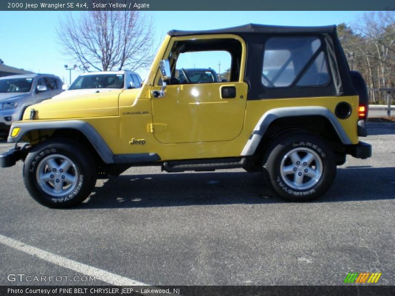  2000 Wrangler SE 4x4 Solar Yellow