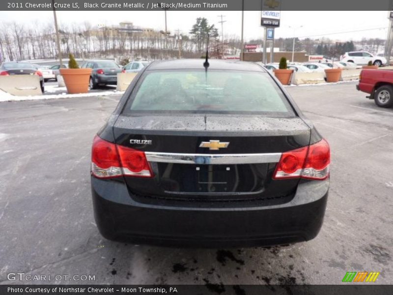 Black Granite Metallic / Jet Black/Medium Titanium 2011 Chevrolet Cruze LS