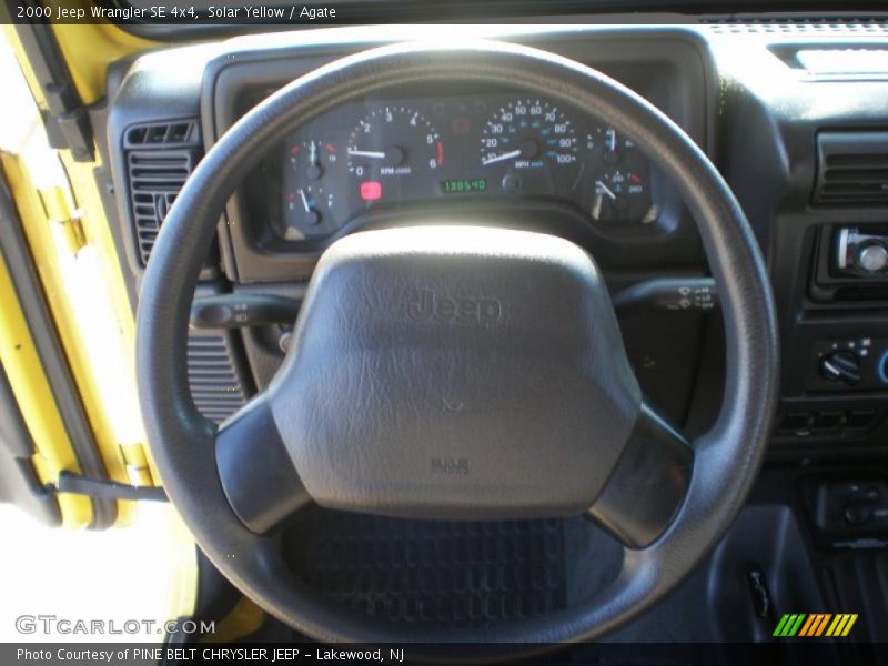  2000 Wrangler SE 4x4 Steering Wheel