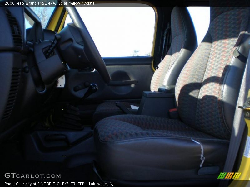 Solar Yellow / Agate 2000 Jeep Wrangler SE 4x4