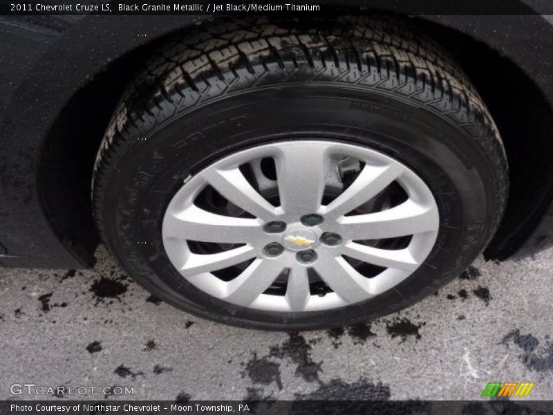 Black Granite Metallic / Jet Black/Medium Titanium 2011 Chevrolet Cruze LS