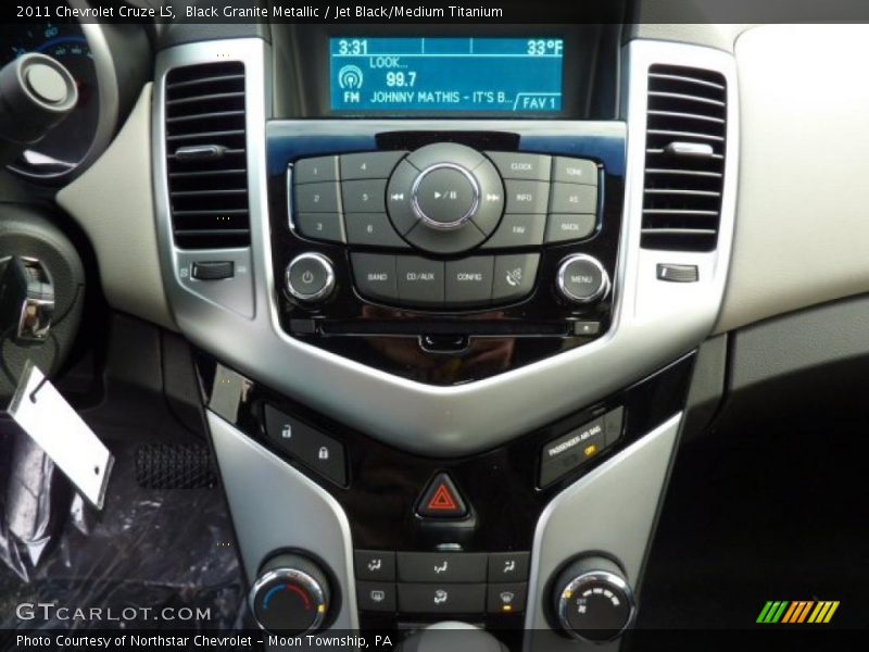 Black Granite Metallic / Jet Black/Medium Titanium 2011 Chevrolet Cruze LS