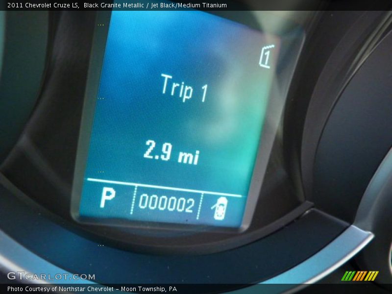 Black Granite Metallic / Jet Black/Medium Titanium 2011 Chevrolet Cruze LS