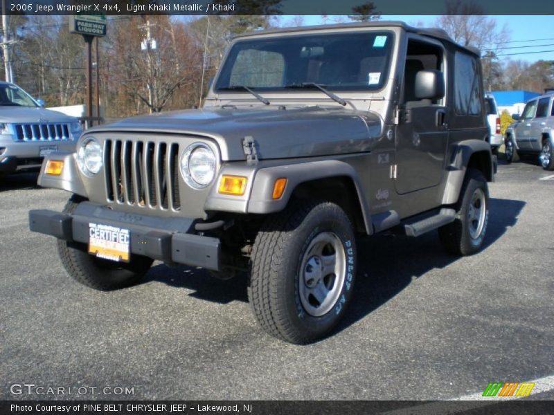 Light Khaki Metallic / Khaki 2006 Jeep Wrangler X 4x4