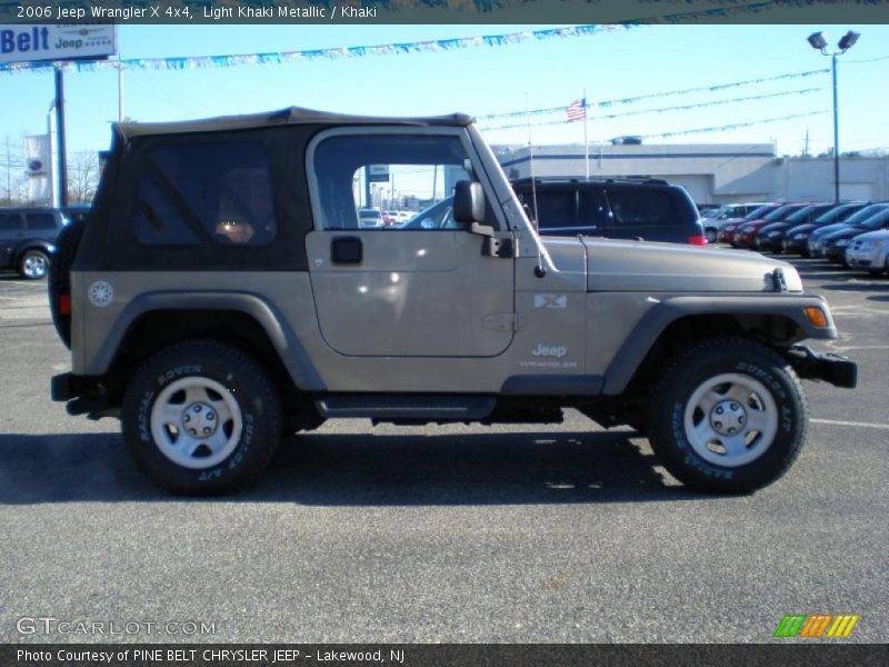 Light Khaki Metallic / Khaki 2006 Jeep Wrangler X 4x4