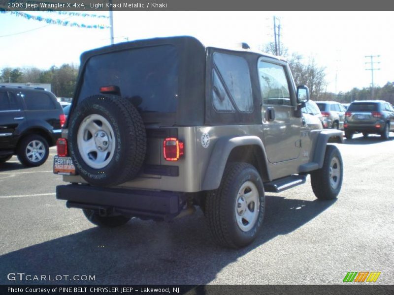 Light Khaki Metallic / Khaki 2006 Jeep Wrangler X 4x4
