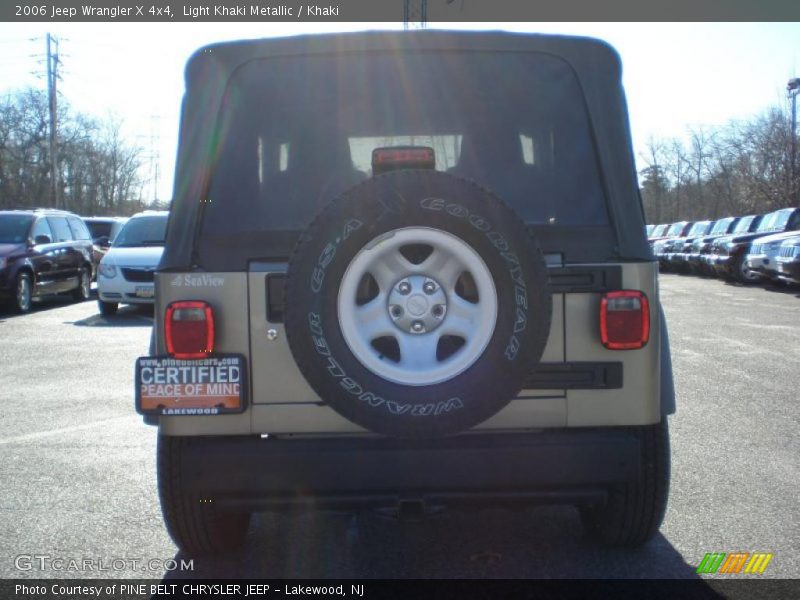 Light Khaki Metallic / Khaki 2006 Jeep Wrangler X 4x4