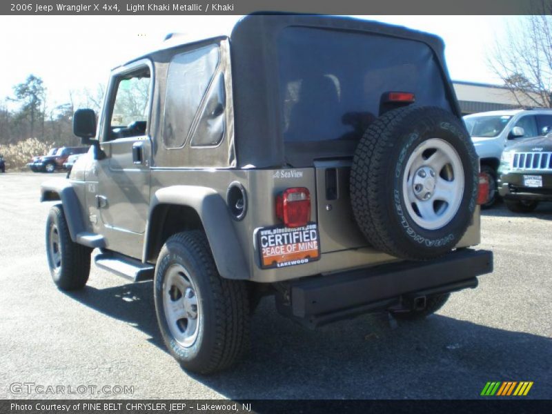 Light Khaki Metallic / Khaki 2006 Jeep Wrangler X 4x4