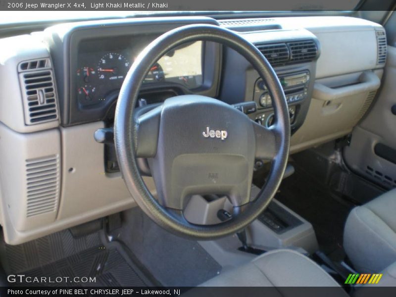 Light Khaki Metallic / Khaki 2006 Jeep Wrangler X 4x4