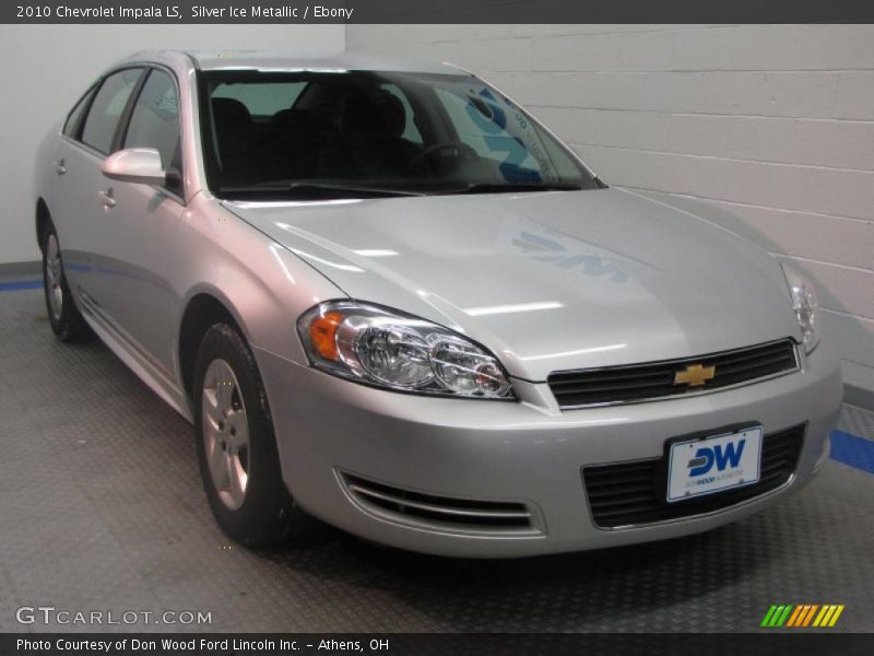 Silver Ice Metallic / Ebony 2010 Chevrolet Impala LS