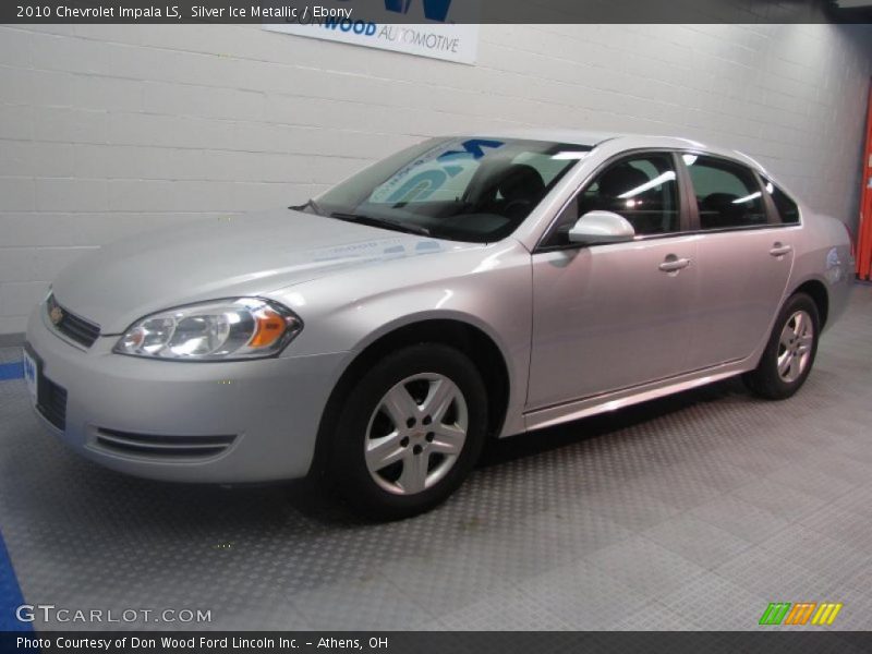 Silver Ice Metallic / Ebony 2010 Chevrolet Impala LS
