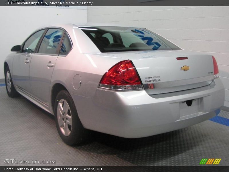 Silver Ice Metallic / Ebony 2010 Chevrolet Impala LS