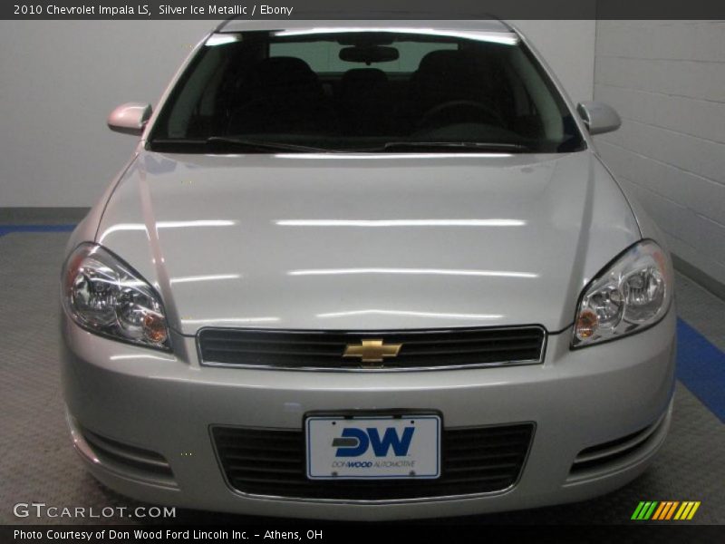 Silver Ice Metallic / Ebony 2010 Chevrolet Impala LS