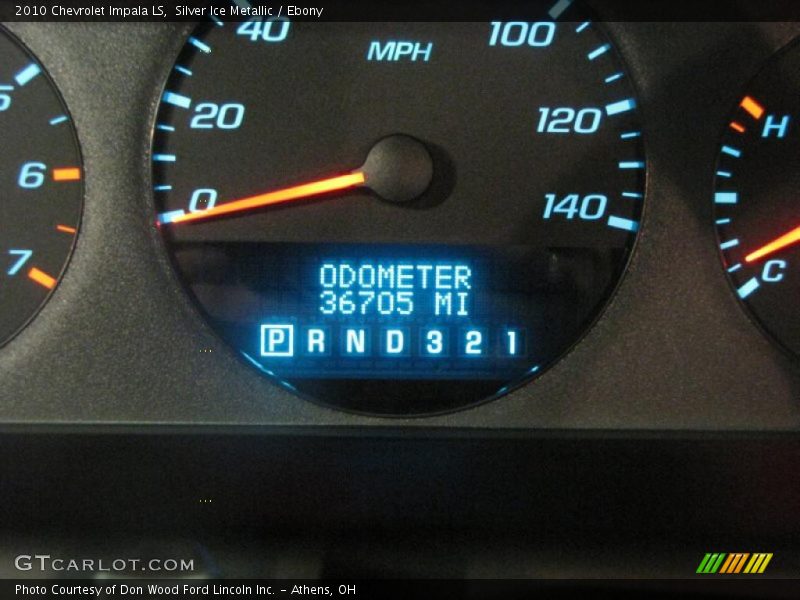 Silver Ice Metallic / Ebony 2010 Chevrolet Impala LS