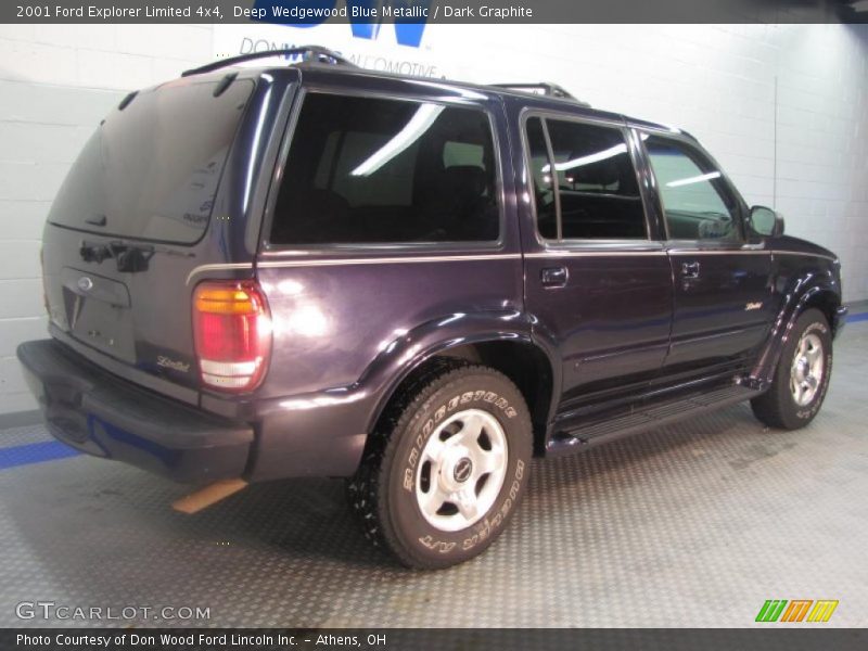 Deep Wedgewood Blue Metallic / Dark Graphite 2001 Ford Explorer Limited 4x4