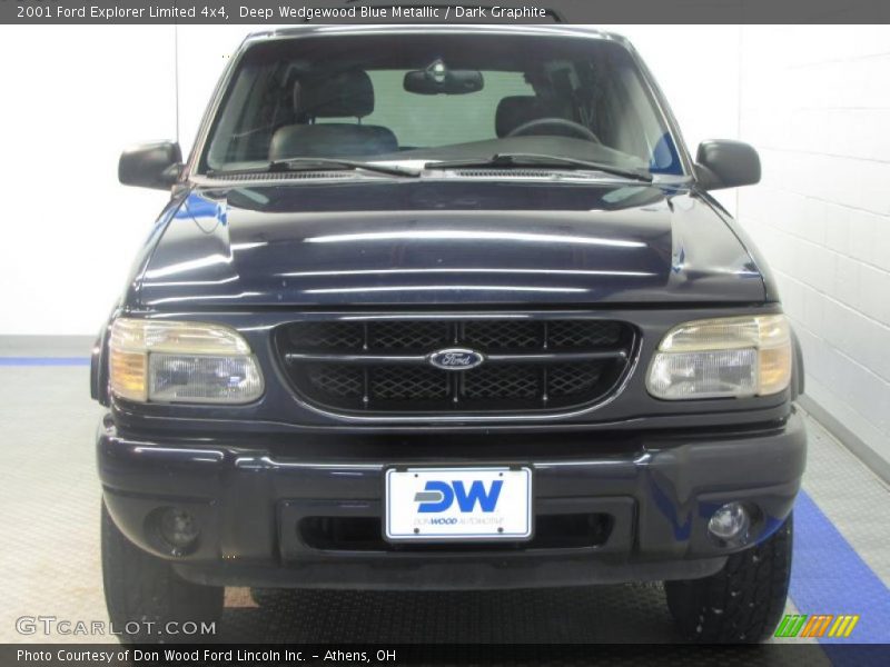 Deep Wedgewood Blue Metallic / Dark Graphite 2001 Ford Explorer Limited 4x4