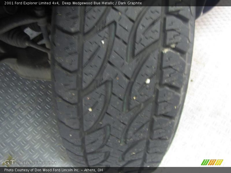 Deep Wedgewood Blue Metallic / Dark Graphite 2001 Ford Explorer Limited 4x4