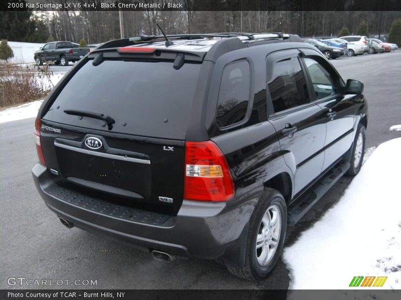 Black Cherry Metallic / Black 2008 Kia Sportage LX V6 4x4